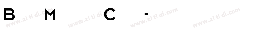 BonnMediumCaps字体转换