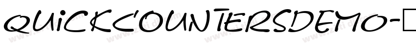 QuickCountersDEMO字体转换
