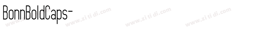 BonnBoldCaps字体转换