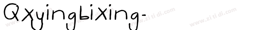 QXyingbixing字体转换