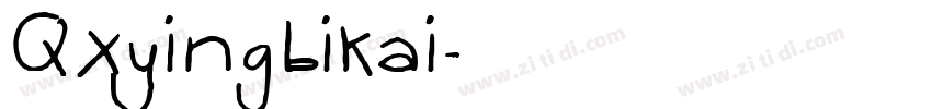 QXyingbikai字体转换