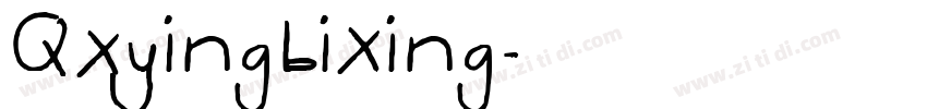 QXyingbixing字体转换