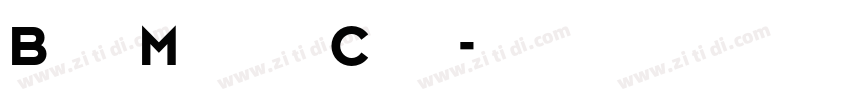 BonnMediumCaps字体转换