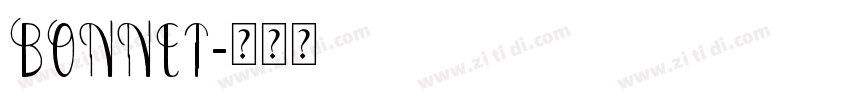 Bonnet字体转换
