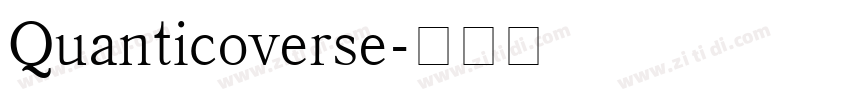 Quanticoverse字体转换