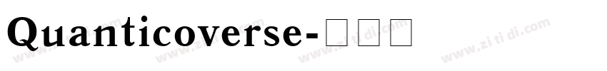 Quanticoverse字体转换
