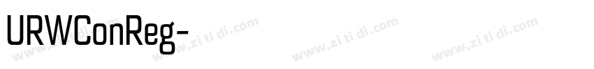 URWConReg字体转换