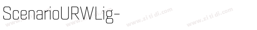 ScenarioURWLig字体转换