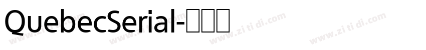 QuebecSerial字体转换