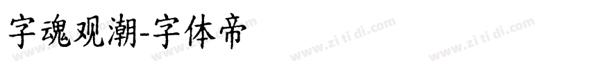 字魂观潮字体转换