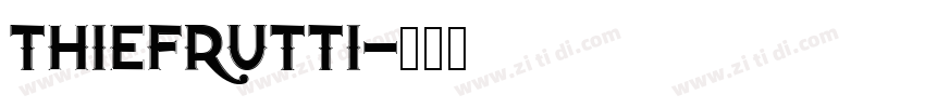 ThieFrutti字体转换