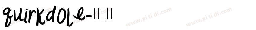 quirkdole字体转换