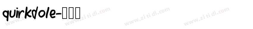 quirkdole字体转换