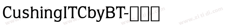 CushingITCbyBT字体转换