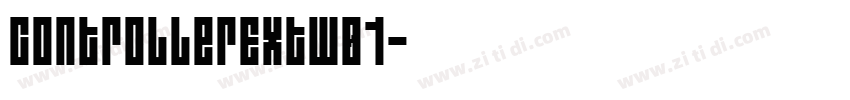 ControllerExtW01字体转换