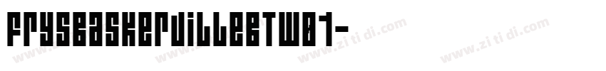 FrysBaskervilleBTW01字体转换
