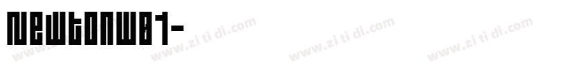 NewtonW01字体转换