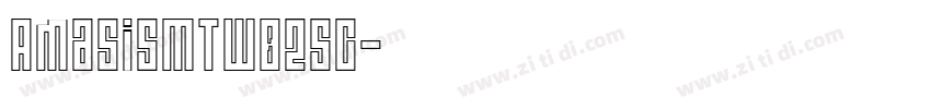 AmasisMTW02SC字体转换