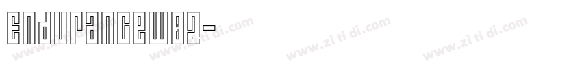 EnduranceW02字体转换