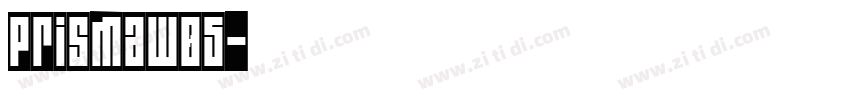PrismaW05字体转换