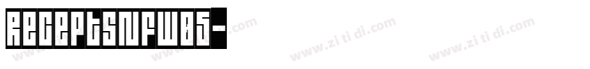 ReceptsNFW05字体转换