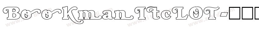 BookmanItcLOT字体转换