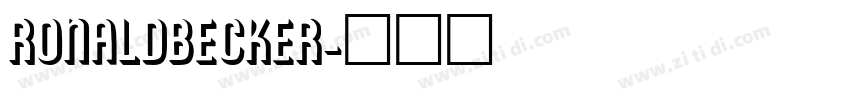 RonaldBecker字体转换