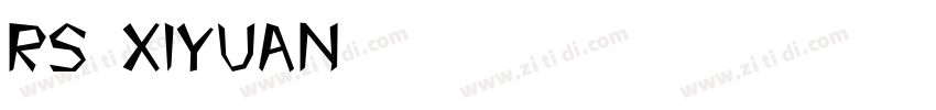 RS_XiYuan字体转换