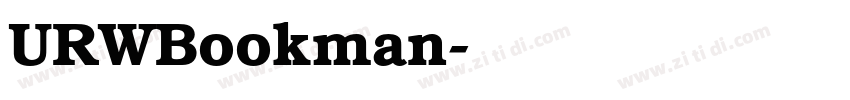 URWBookman字体转换