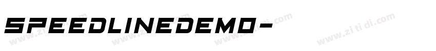 SpeedLineDEMO字体转换