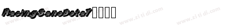 RacingSansBeta7字体转换