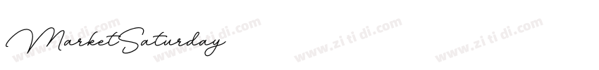 MarketSaturday字体转换