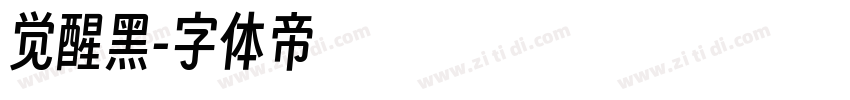 觉醒黑字体转换