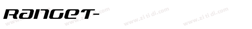 Ranget字体转换