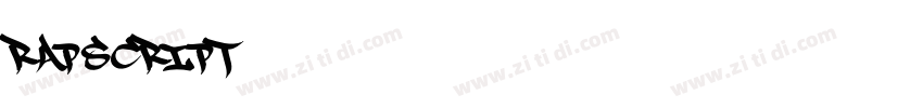 RapScript字体转换 RapScript字体转换