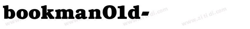 bookman01d字体转换