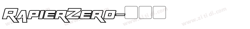 RapierZero字体转换