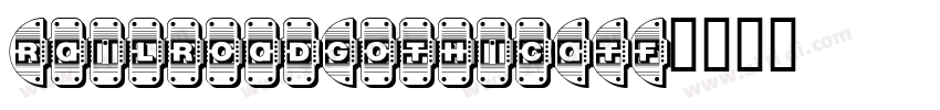 RailroadGothicATF字体转换