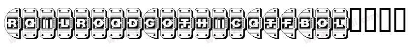 RailroadGothicATFBol字体转换