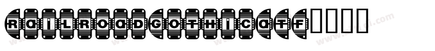 RailroadGothicATF字体转换