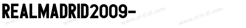 RealMadrid2009字体转换