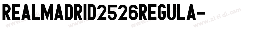 RealMadrid2526Regula字体转换