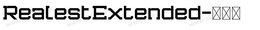 RealestExtended字体转换