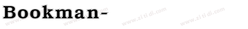 Bookman字体转换