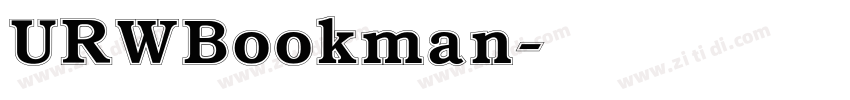 URWBookman字体转换