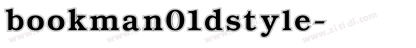 bookman01dstyle字体转换