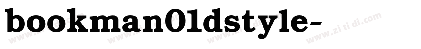 bookman01dstyle字体转换