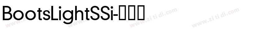BootsLightSSi字体转换