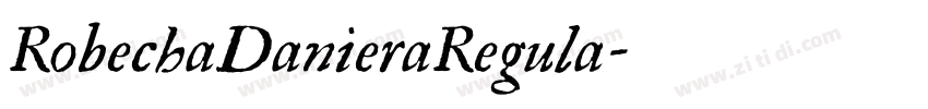 RobechaDanieraRegula字体转换