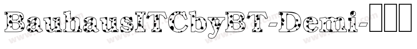 BauhausITCbyBT-Demi字体转换